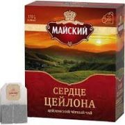 Чай Майский 'Сердце Цейлона' черн. 100пак 1*6 102103