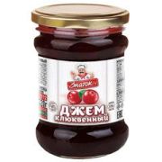 Джем Клюквенный 320 гр  1*12 (ст/б) Знаток ЗН323