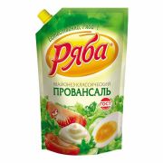 Классический провансаль майонез 50,5% 350гр дпд 1*20 ТМ Ряба