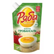Классический провансаль майонез 67% 200гр дпд 1*28 ТМ Ряба