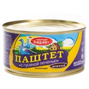 Паштет 315гр Нежный с гусиной печенью 1*24 Семейный бюджет 7170