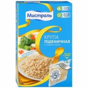 Пшеничная крупа 5х80г 1*6 МИСТРАЛЬ/12302