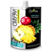 Смузи Фитнес (клюква, ананас, яблоко, семена чиа, пребиотик) 120г 1*15 BioNergy