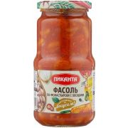Фасоль по-монастырски с овощами 470гр 1*6 Пиканта