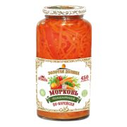 Морковь пикантная по-корейски 450 мл ст/б 1*12 Золотая Долина