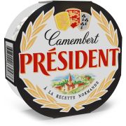 Сыр мягкий с белой плесенью «КАМАМБЕР» Президент 45% 125г 1*8