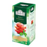 Чай «Ahmad Tea» Эппл Рапсоди вк.яблока и мяты черн.с ярл.конв. 25пак 1*12 1654-1