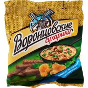Воронцовские сухарики со вкусом лисичек в сметане 120 гр. 1*24/518918