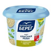 Риет из горбуши Красная рыба с соусом песто 140гр 1*6 Рыбное кулинарное изделие ББ 130-35808