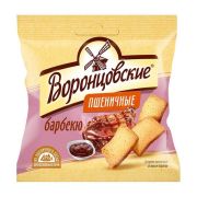 Воронцовские сухарики пшеничные со вкусом барбекю (слайсы) 80 гр. 1*22/592103