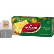 Чай Майский Имбирный лимон (пакет) 1*18*25*1,5г