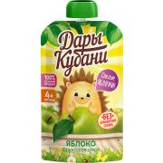 Пюре фруктовое из яблок 90мл 1*12 Дары Кубани для детей