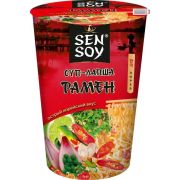 Суп лапша Острый Рамен 65гр термо стакан 1*24  Sen Soy ТД001781
