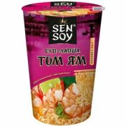 Суп лапша Том Ям 65гр термо стакан 1*24  Sen Soy ТД001782