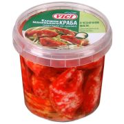 Клешни маленького краба (имит-ция, пастер) мар-ные с прян-ми в масле 360гр 1*6 VICI