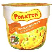 Карт.пюре Роллтон 40г стакан (сухарики) 1*24