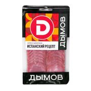 Испанский рецепт колбас с/к нарезка з/с 70гр 1*8 Дымов